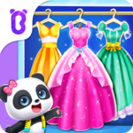 baby panda's fashion dress up android application logo